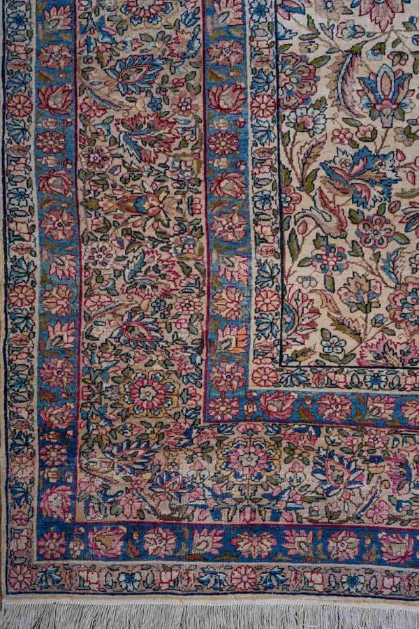 Antique Kerman - Golden Lotus
