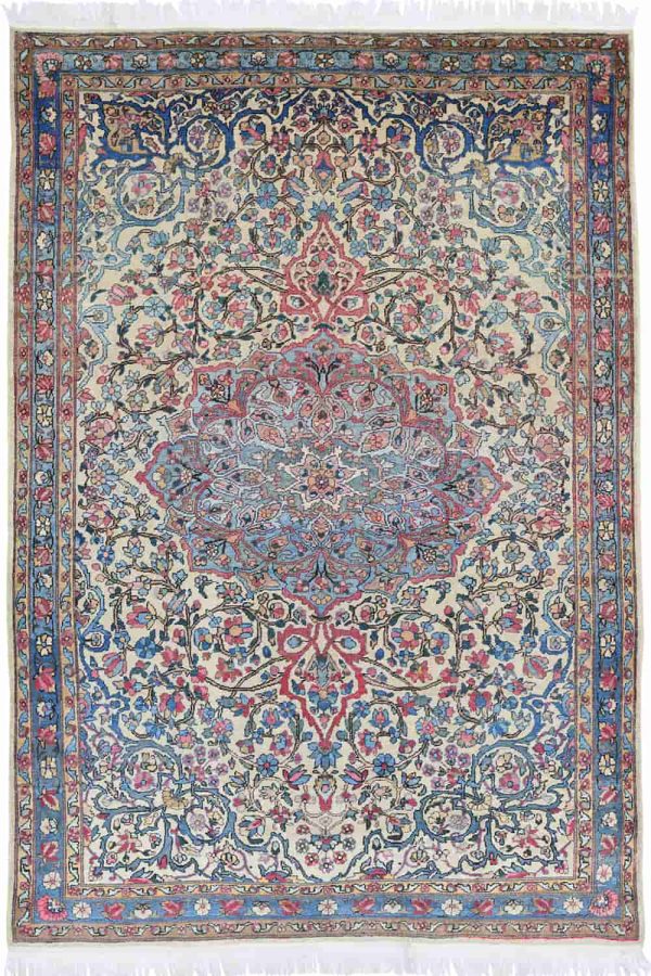 Antique Persian Kerman - Jewel Toned