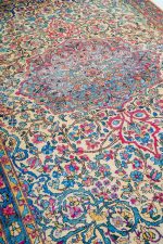 Antique Persian Kerman - Jewel Toned