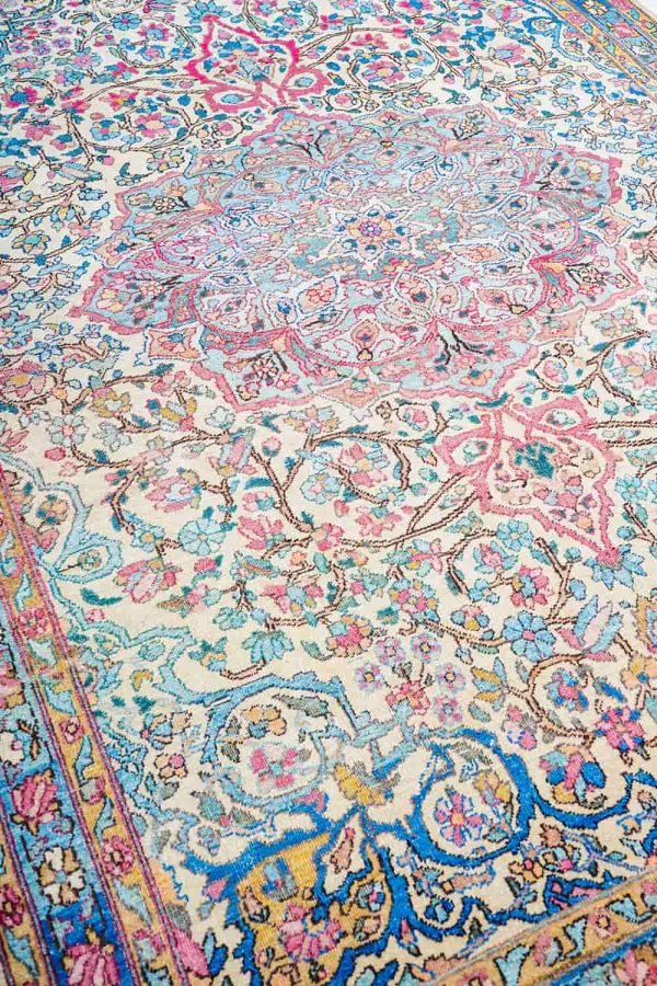 Antique Persian Kerman - Jewel Toned
