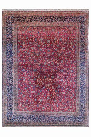Antique Kerman Millefleurs - Rose Red