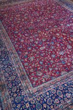 Antique Kerman Millefleurs - Rose Red