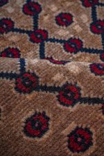 Vintage Kurdish Kazak Runner - Evil Eye Lattice
