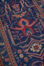 Antique Kurdish Runner - Lotus Pair