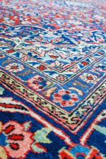 Vintage Kurk Kashan - Madder Red