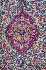 Antique Laver Kerman - Floral Drape