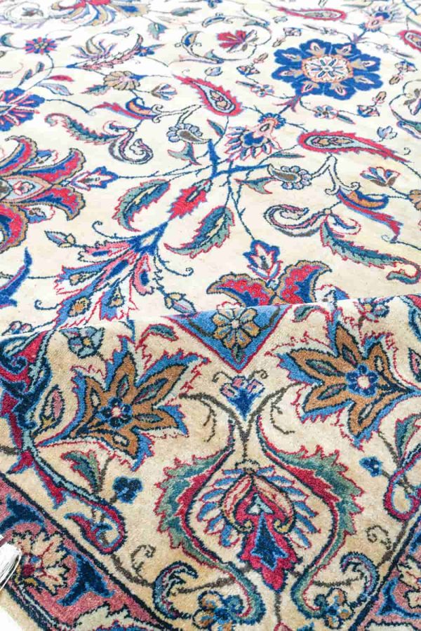 Antique Laver Kerman - Golden Bloom