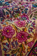 Antique Laver Kerman - Intensely Floral