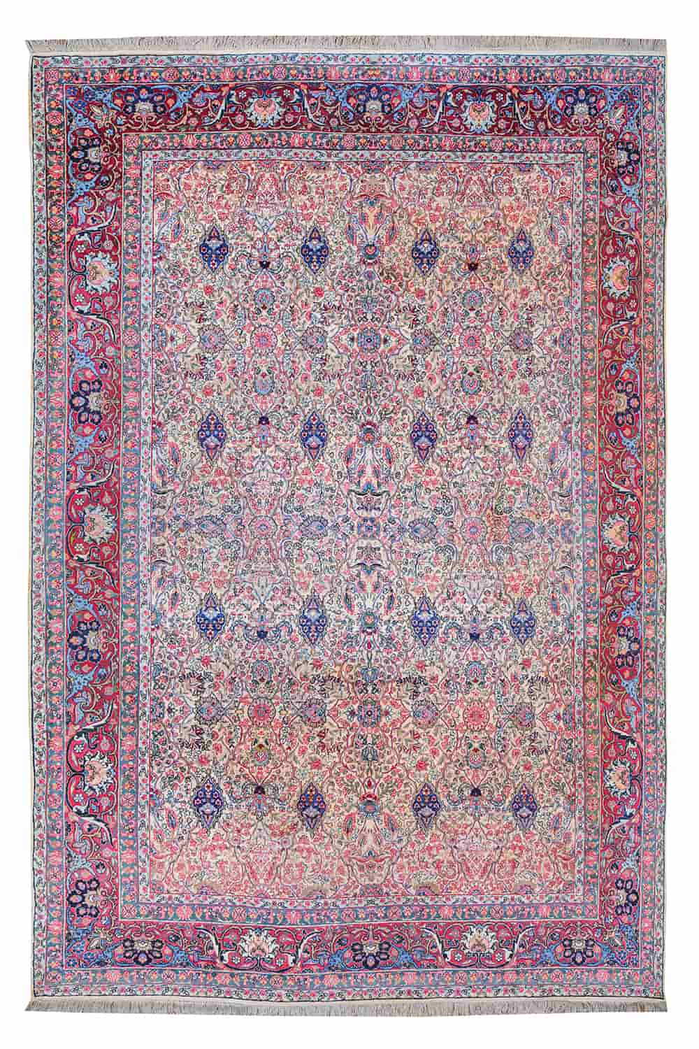 Antique Laver Kerman Millefleur – Intense