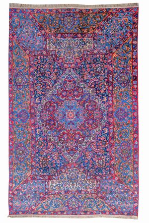 Antique Laver Kerman - Poetry in Blue