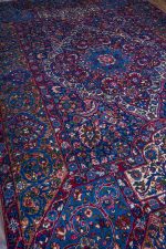 Antique Laver Kerman - Poetry in Blue
