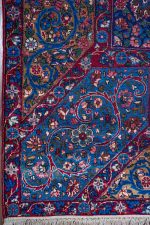 Antique Laver Kerman - Poetry in Blue