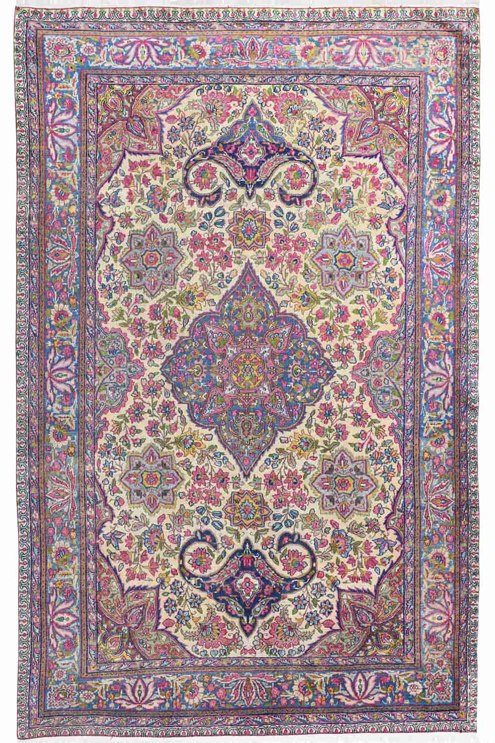 Antique Laver Kerman – Roses Galore