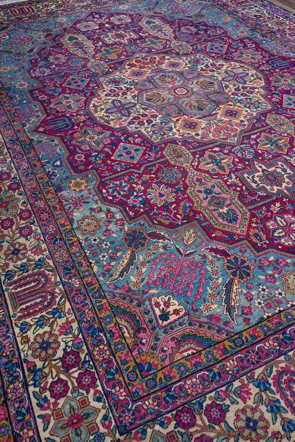 Antique Laver Kerman - Shrubs & Willows