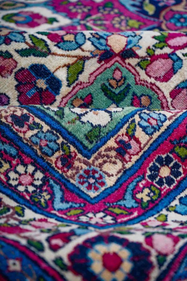 Antique Laver Kerman - Star Medallion