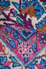 Antique Laver Kerman Tree Of Life - Cerise