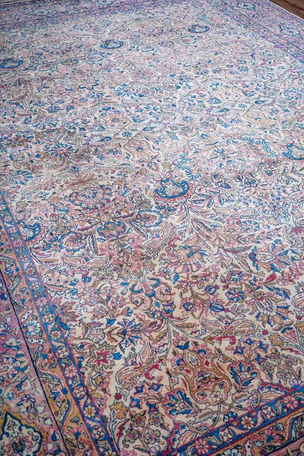 Antique Laver Kirman- Millefleur Bronze