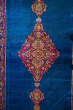 Vintage Maharaja Kashmir Runner - Cobalt Blue