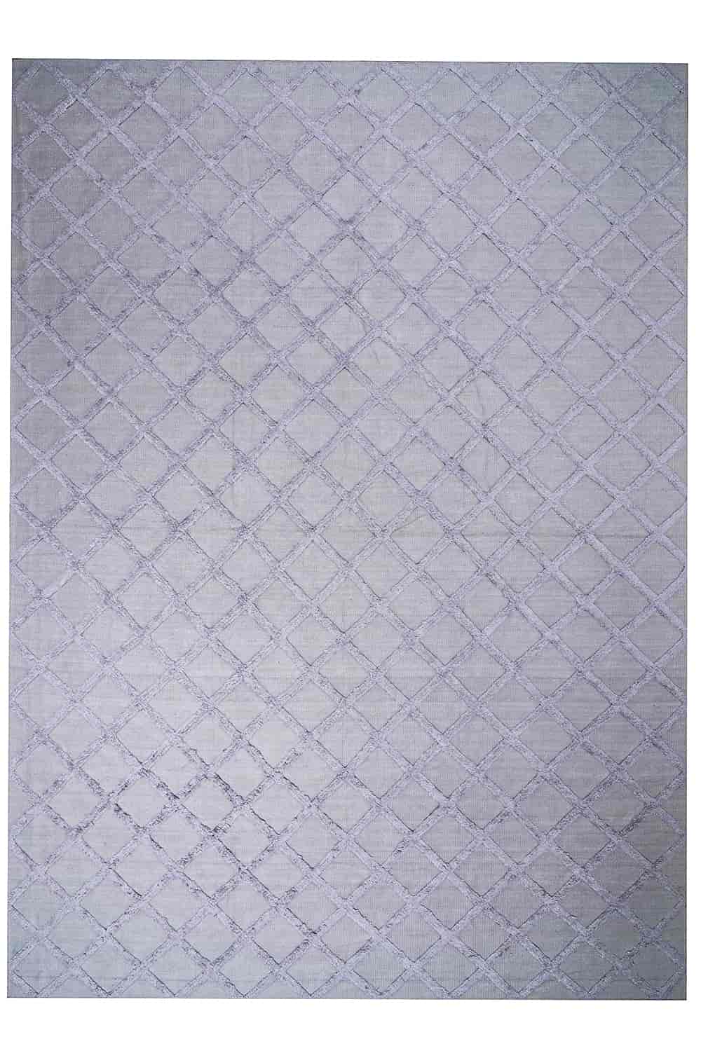 Moroccan – Beni Ourani Flatweave – Silver Wool