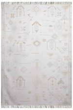 Vintage Moroccan Silk Kilim - Unity