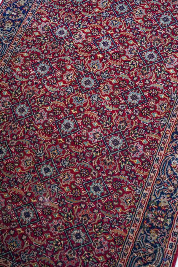 Mughal Revival Collection Runner - Herati Red