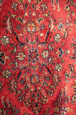 Pink and Dark Blue handcrafted Timeless Antique Rugs made from Wool by Carpet Cellar