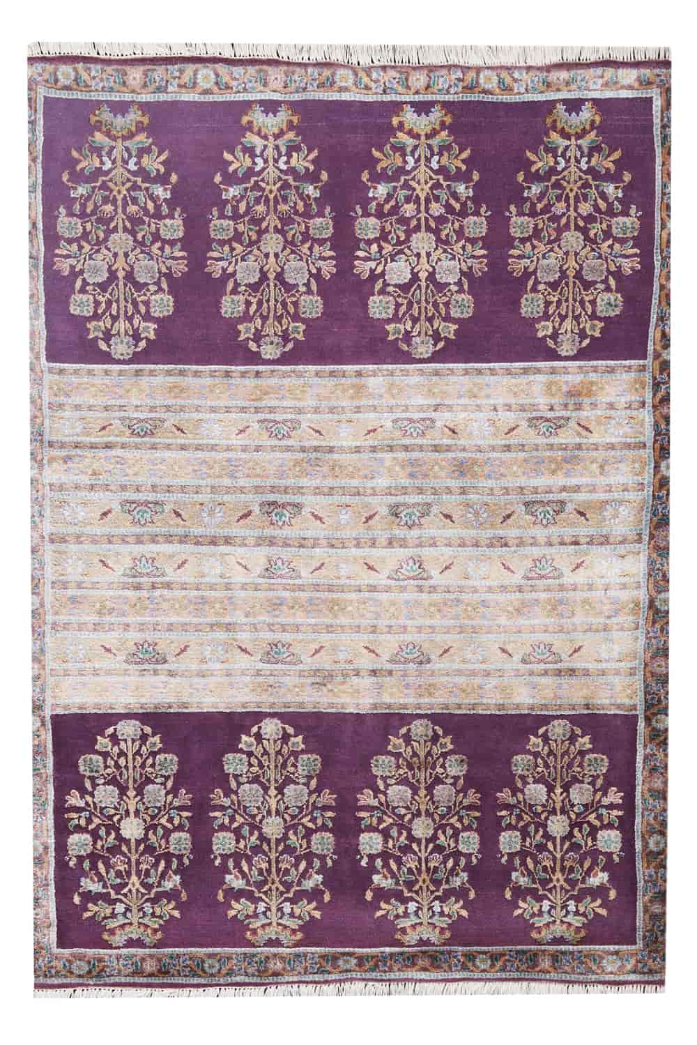 Mughal Revival Jamewar – Mauve Mania