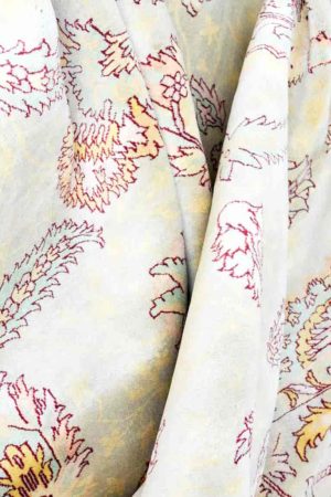 Light Grey and Off White handcrafted Timeless Antique Rugs made from Wool by Carpet Cellar