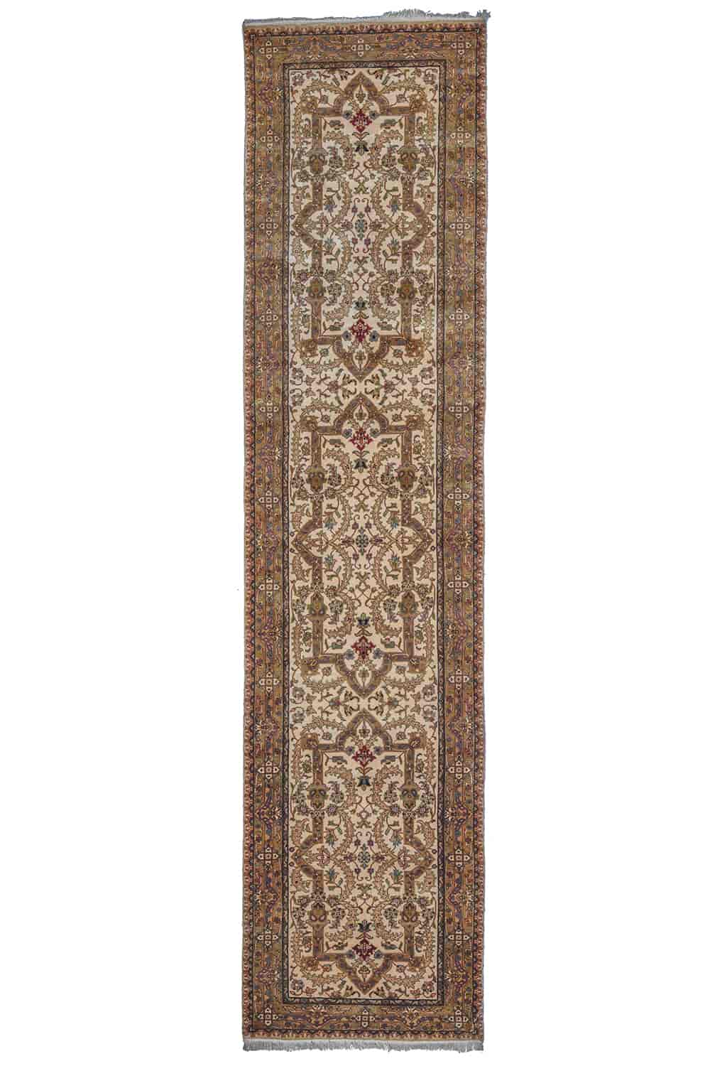 Museum Mughal Revival Runner – Sickle Leaf