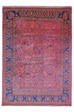 Antique Pashmina Kashan - Indian Rose