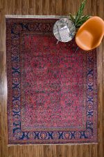 Antique Pashmina Kashan - Indian Rose