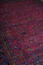Antique Pashmina Kashan - Indian Rose