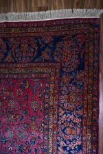 Antique Pashmina Kashan - Indian Rose