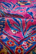 Antique Pashmina Kashan - Indian Rose