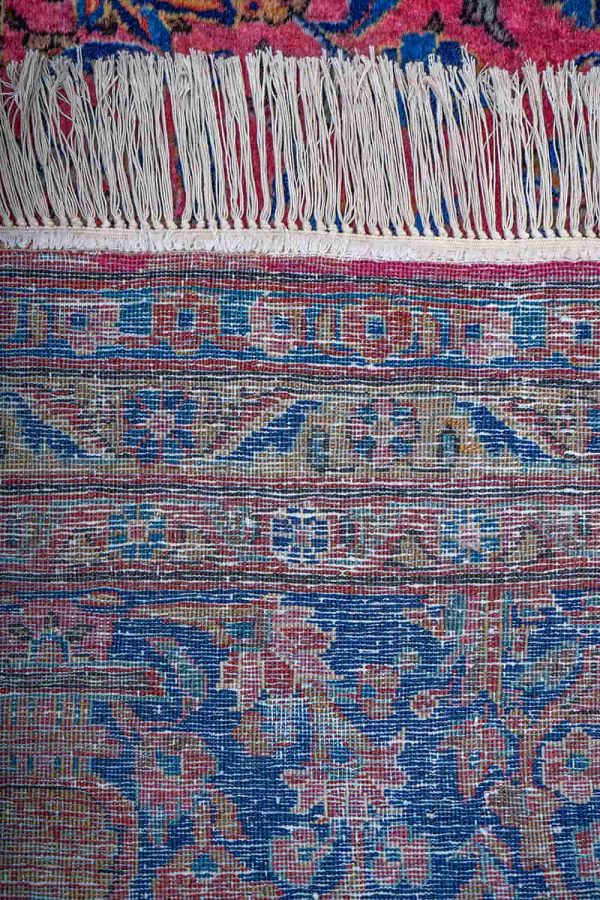 Antique Pashmina Kashan - Indian Rose