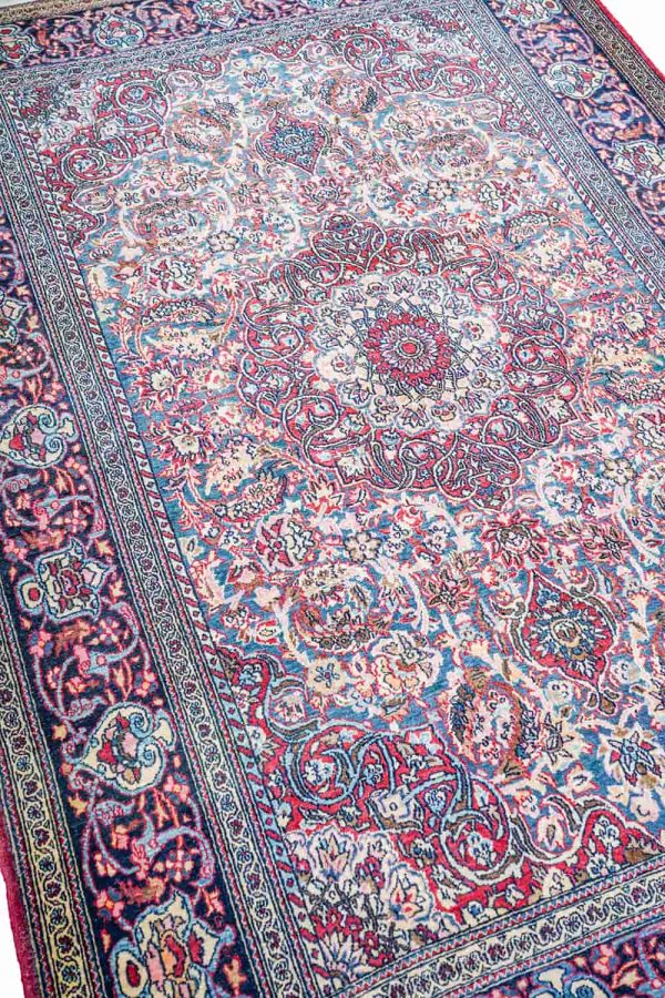 Antique Persian Isfahan - Concentric Medallions