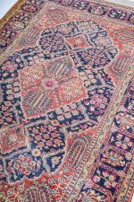 Antique Persian Joshagan - Floral Diamonds
