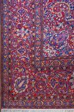 Antique Persian Kashan - Concentric Flowers