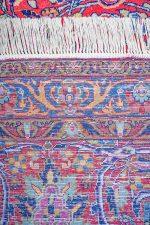 Antique Persian Kashan - Concentric Flowers