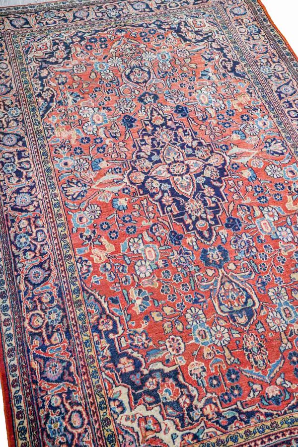 Antique Persian Kashan - Sienna