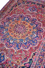 Antique Persian Mashad - Concentric Medallion
