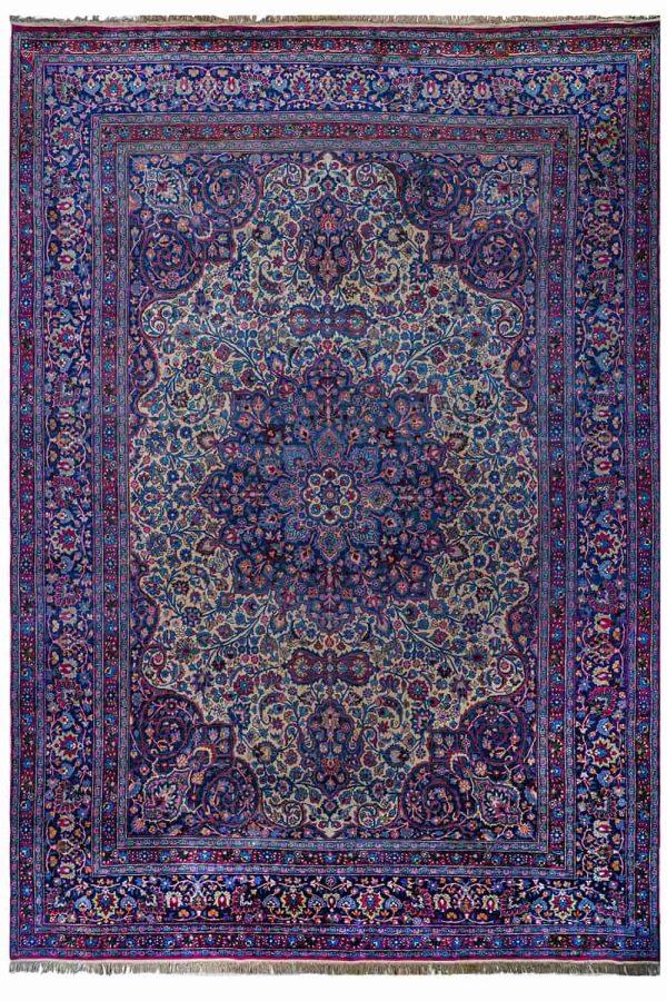 Antique Persian Mashad - Seranading Vines