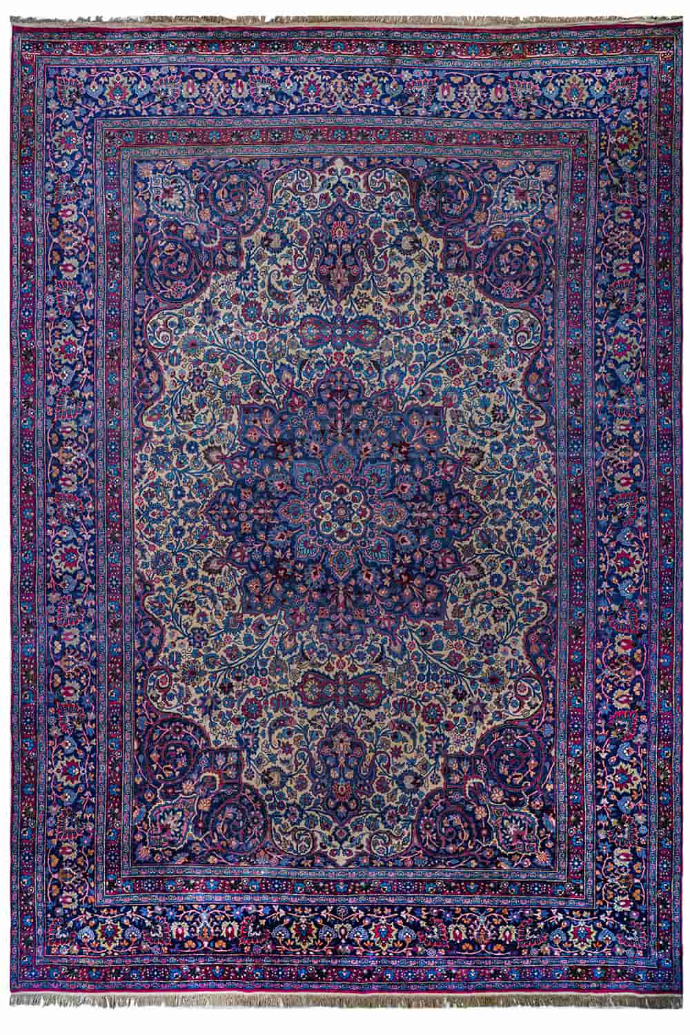 Antique Persian Mashad – Seranading Vines