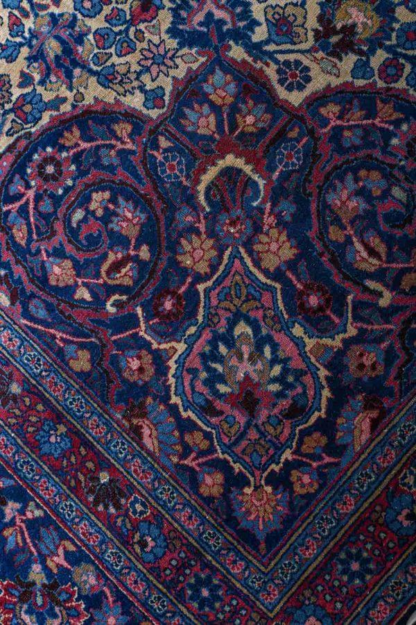 Antique Persian Mashad - Seranading Vines