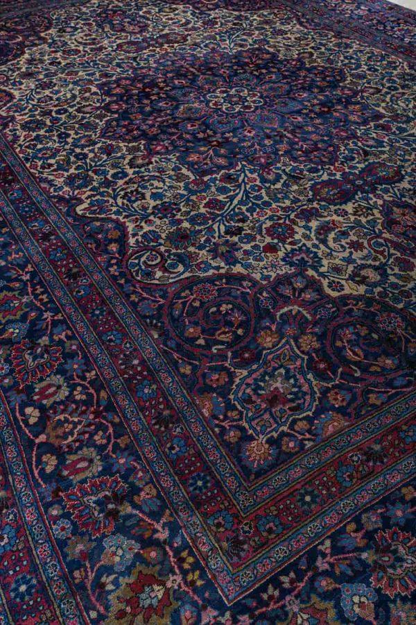 Antique Persian Mashad - Seranading Vines