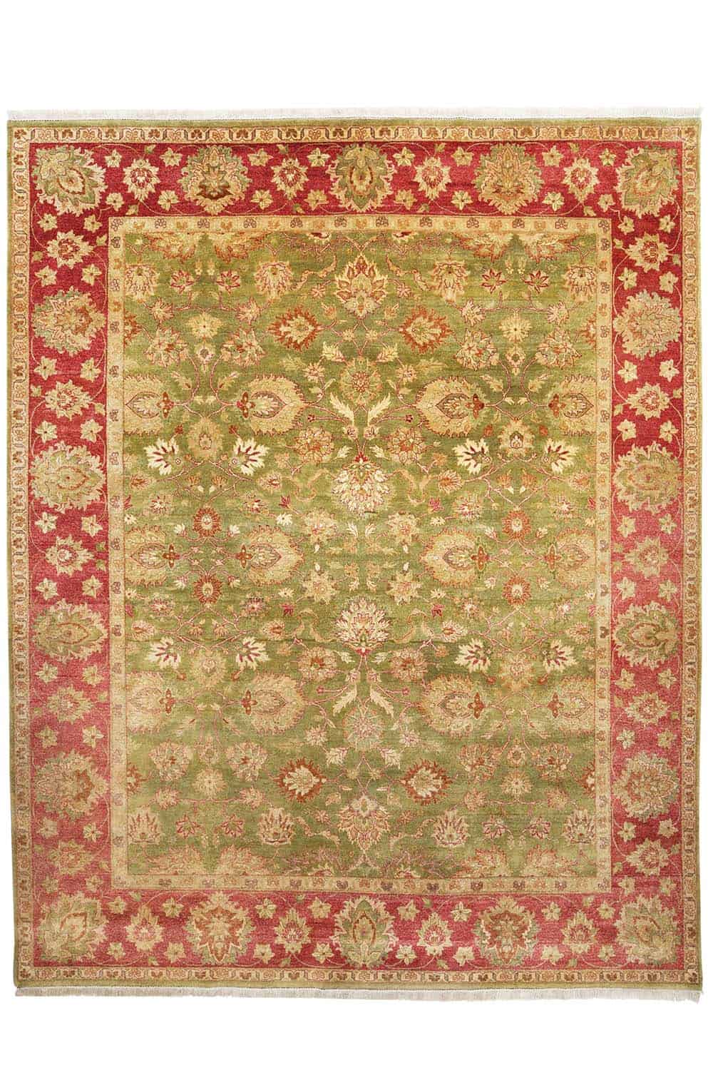 Persian Recreation Indo Isfahan - Pistachio Green | Timeless Antique ...