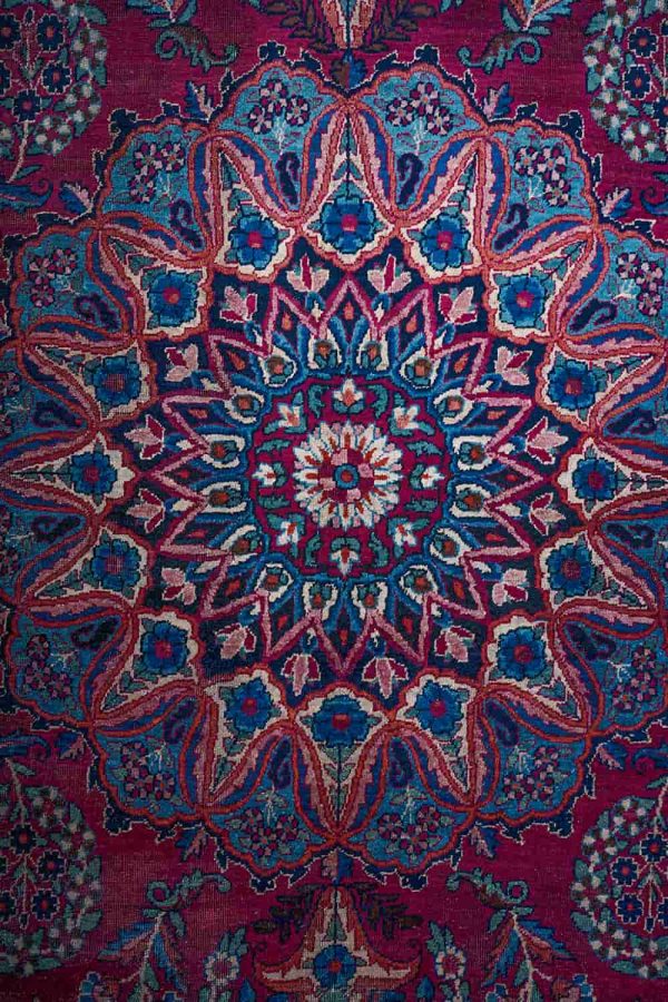 Antique Royal Kirman - Ornate Mandala