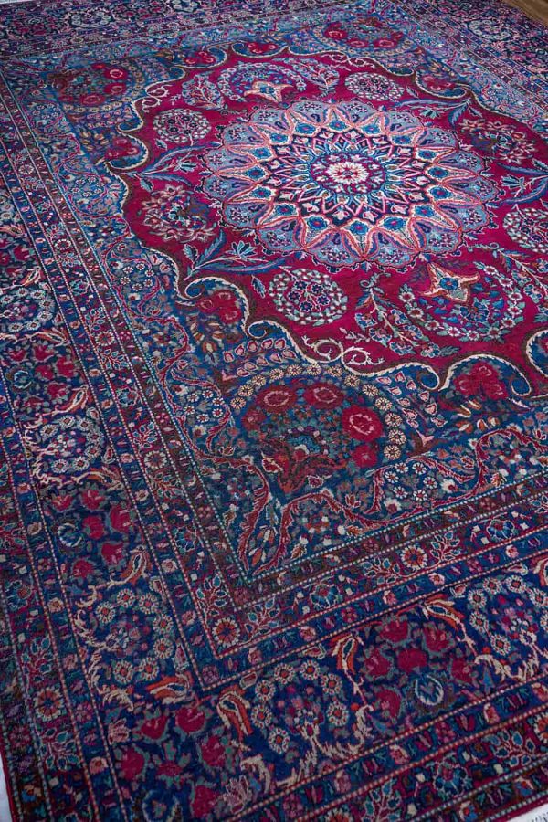Antique Royal Kirman - Ornate Mandala