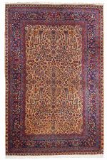 Antique Royal Kurk Kashan - Resplendent