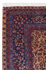 Antique Royal Kurk Kashan - Resplendent